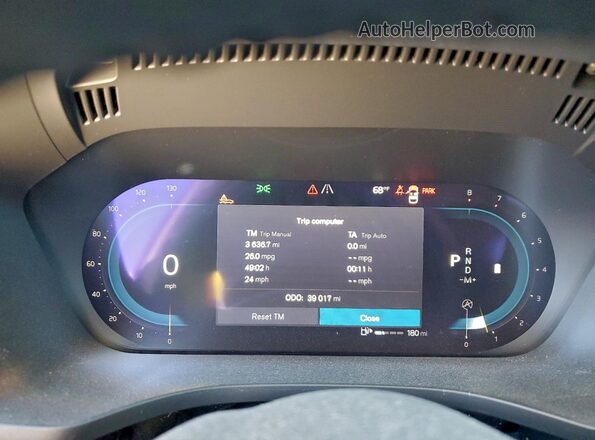 YV4L12DA3P1226267 2023 VOLVO XC60 Gray Սարքավորումների վահանակի տեսք