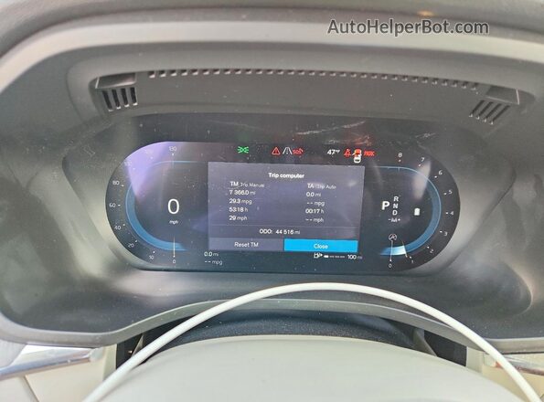 YV4L12DN3P1319549 2023 VOLVO XC60 Silver Vista del cuadro de instrumentos