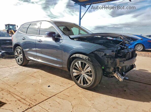 YV4L12RL4N1091467 2022 VOLVO XC60 Blue Передня права чверть