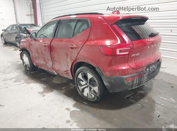 YV4L12UW4P2943637 2023 VOLVO XC40 Red Հետևի ձախ