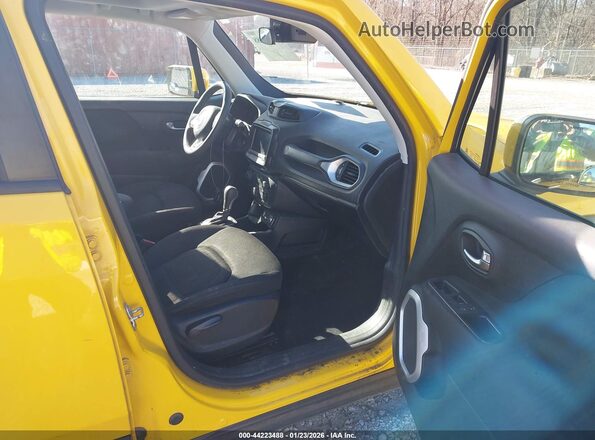 ZACCJABB7JPH68472 2018 JEEP RENEGADE Желтый Вид салона спереди