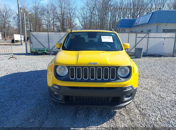 ZACCJABB7JPH68472 2018 JEEP RENEGADE Желтый Вид задней части салона
