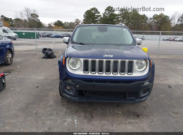 ZACCJADT4GPC54951 2016 JEEP RENEGADE Blue Widok zestawu wskaźników