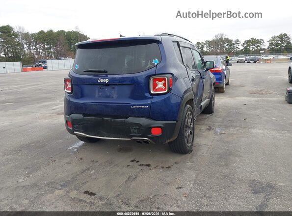 ZACCJADT4GPC54951 2016 JEEP RENEGADE Blue Tył prawy