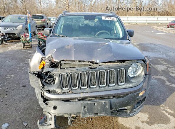 ZACCJBAB1JPH11689 2018 JEEP RENEGADE Gray 