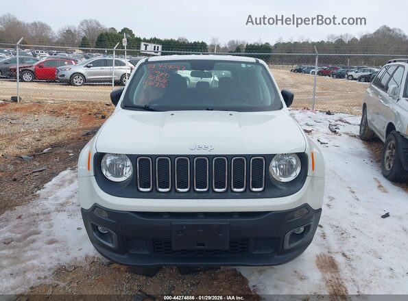 ZACCJBAB6JPH36376 2018 JEEP RENEGADE White Вид щитка приладів