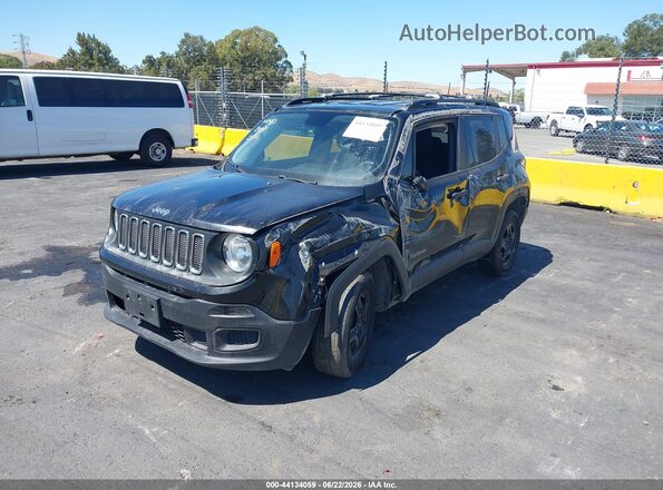 ZACCJBABXHPG35366 2017 JEEP RENEGADE Black Передня ліва чверть