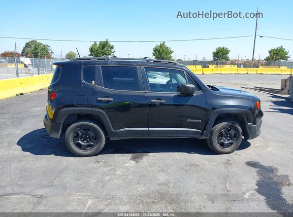 ZACCJBABXHPG35366 2017 JEEP RENEGADE Black Вид задньої частини салону