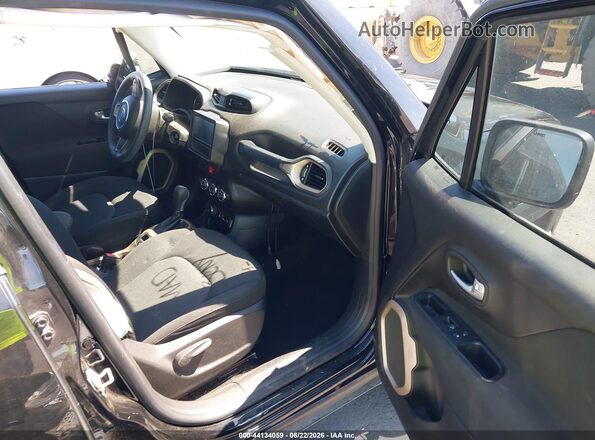 ZACCJBABXHPG35366 2017 JEEP RENEGADE Black Вид салону спереду