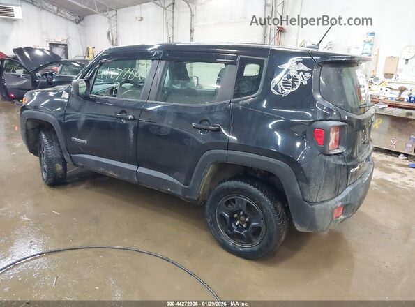 ZACCJBAT6GPD30499 2016 JEEP RENEGADE Black Trasero izquierdo