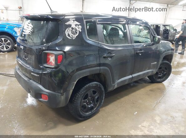 ZACCJBAT6GPD30499 2016 JEEP RENEGADE Black Trasero derecho