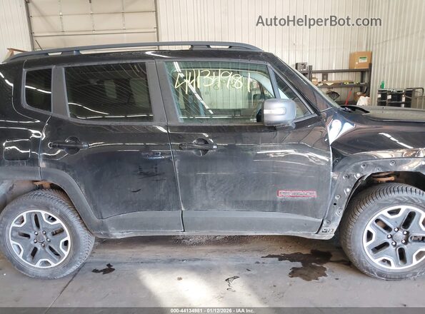 ZACCJBCT0GPE36248 2016 JEEP RENEGADE Black უკანა სალონის ხედი