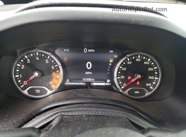 ZACCJBDB0HPE47256 2017 JEEP RENEGADE Blue Widok zestawu wskaźników