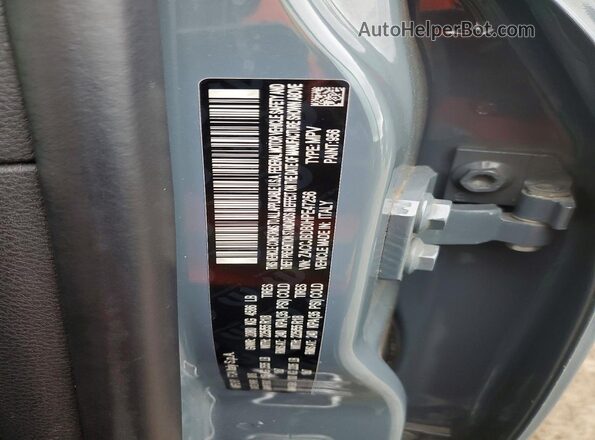 ZACCJBDB0HPE47256 2017 JEEP RENEGADE Blue Widok naklejki z numerem VIN
