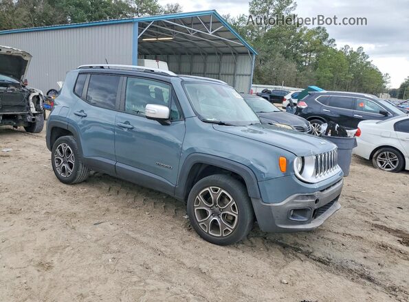ZACCJBDB0HPE47256 2017 JEEP RENEGADE Blue Przód prawy