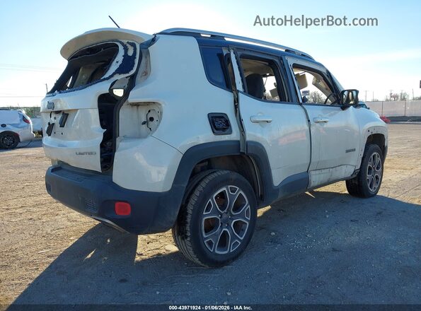 ZACCJBDB9HPE78179 2017 JEEP RENEGADE Белый Задняя правая четверть