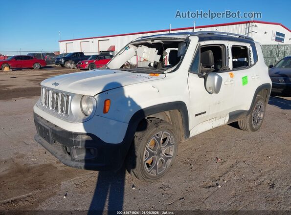 ZACCJBDB9HPE78179 2017 JEEP RENEGADE Белый Передняя левая четверть