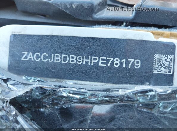 ZACCJBDB9HPE78179 2017 JEEP RENEGADE Белый Вид подкапотного пространства