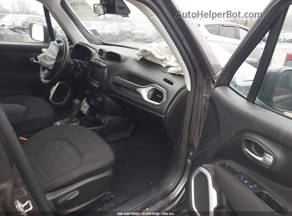 ZACNJABB2KPK31127 2019 JEEP RENEGADE Gray წინა სალონის ხედი