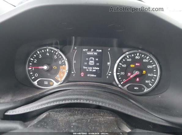 ZACNJABB2KPK31127 2019 JEEP RENEGADE Gray უკანა სავარძლების ხედი