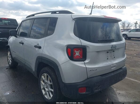 ZACNJBAB1KPK82075 2019 JEEP RENEGADE Silver Tył lewy
