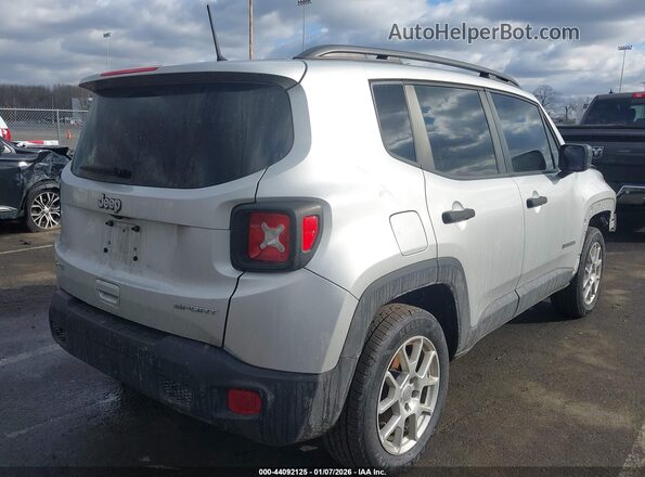 ZACNJBAB1KPK82075 2019 JEEP RENEGADE Silver Tył prawy