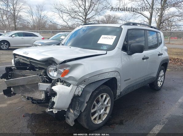 ZACNJBAB1KPK82075 2019 JEEP RENEGADE Silver Przód lewy
