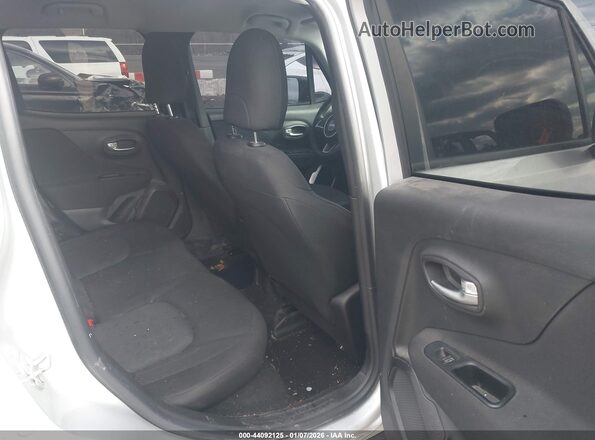 ZACNJBAB1KPK82075 2019 JEEP RENEGADE Silver Widok naklejki z numerem VIN
