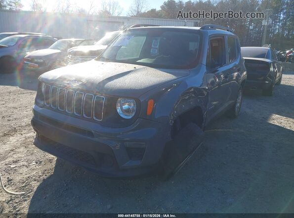 ZACNJBAB9KPK73754 2019 JEEP RENEGADE Gray Front left