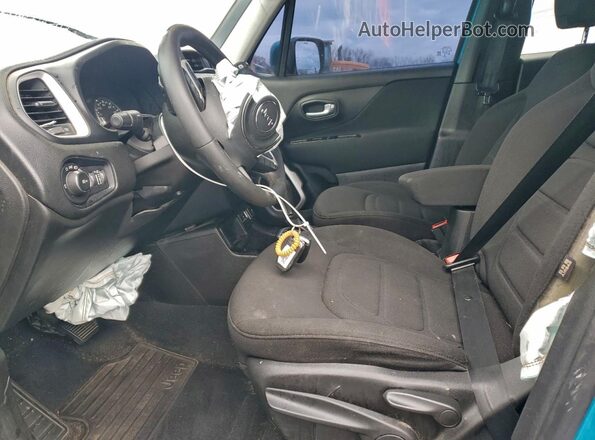 ZACNJCBB3MPN12223 2021 JEEP RENEGADE Blue წინა სალონის ხედი