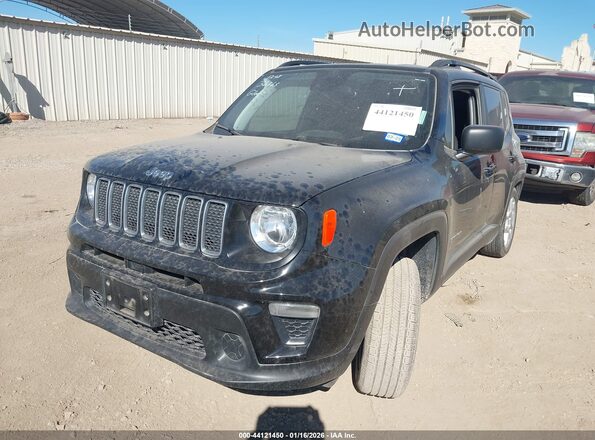 ZACNJDA11NPN82397 2022 JEEP RENEGADE Черный Передняя левая четверть
