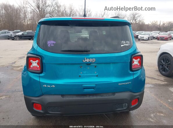 ZACNJDA12NPP01011 2022 JEEP RENEGADE Turquoise 