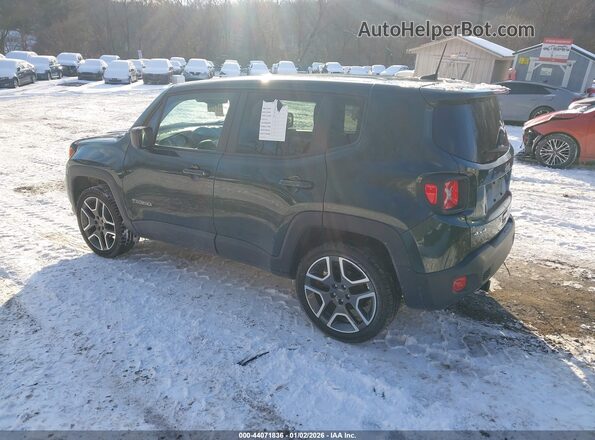ZACNJDAB2MPM40079 2021 JEEP RENEGADE Green Trasero izquierdo