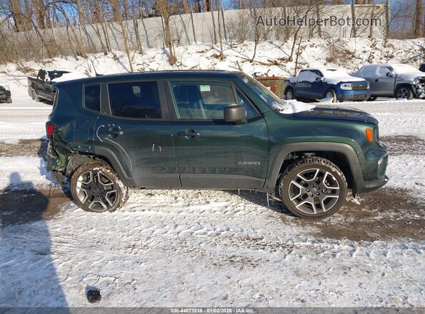 ZACNJDAB2MPM40079 2021 JEEP RENEGADE Green Vista interior trasera