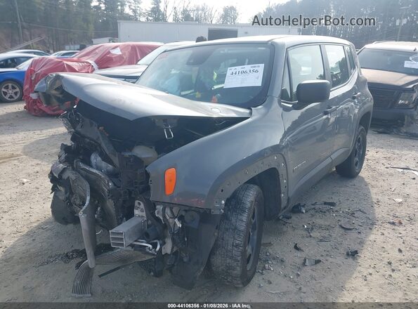 ZACNJDAB6MPN11915 2021 JEEP RENEGADE Gray Przód lewy
