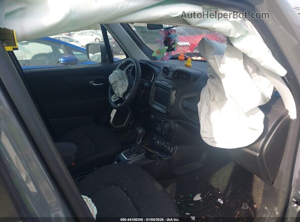 ZACNJDAB6MPN11915 2021 JEEP RENEGADE Gray Widok wnętrza z przodu