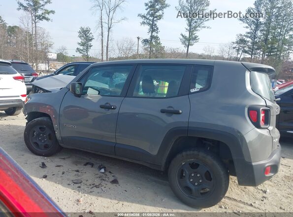 ZACNJDAB6MPN11915 2021 JEEP RENEGADE Gray Widok wnętrza 360 stopni