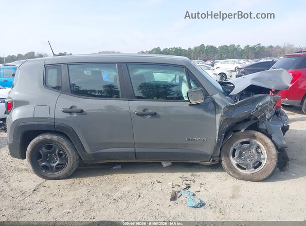 ZACNJDAB6MPN11915 2021 JEEP RENEGADE Gray Widok wnętrza z tyłu