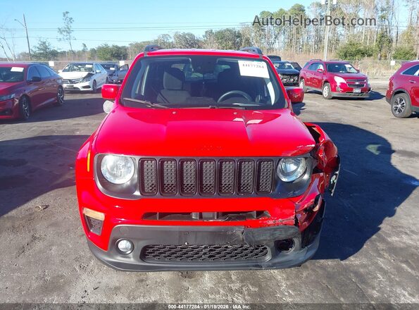 ZACNJDB15NPN73832 2022 JEEP RENEGADE Red Instrument cluster view