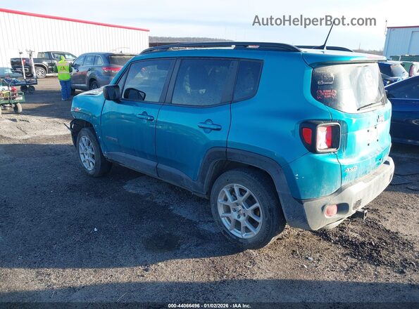 ZACNJDB15NPN96494 2022 JEEP RENEGADE Teal Trasero izquierdo