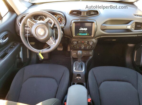 ZACNJDB19PPP63281 2023 JEEP RENEGADE Gray Widok deski rozdzielczej