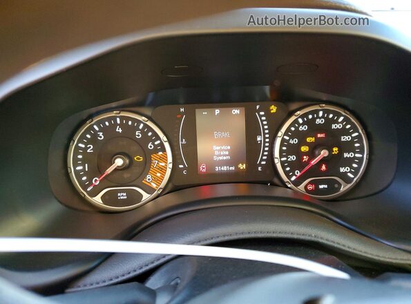 ZACNJDB19PPP63281 2023 JEEP RENEGADE Gray Widok zestawu wskaźników