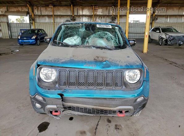 ZACNJDC10NPN47850 2022 JEEP RENEGADE Turquoise Դիմացի տեսք