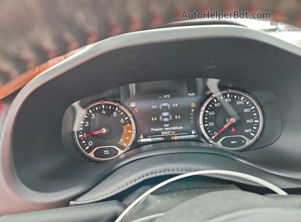 ZACNJDC12NPN86875 2022 JEEP RENEGADE Black ხელსაწყოთა პანელის ხედი