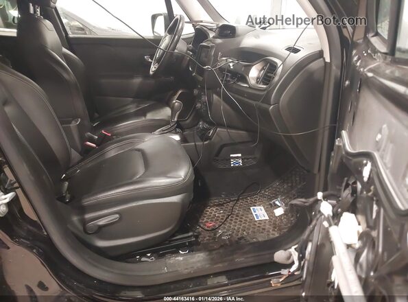 ZACNJDD17NPN67169 2022 JEEP RENEGADE Black Widok wnętrza z przodu