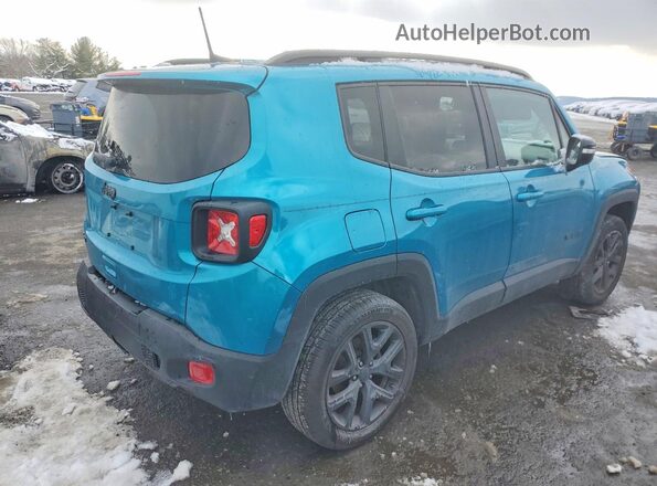 ZACNJDE14NPN98765 2022 JEEP RENEGADE Turquoise Trasero derecho