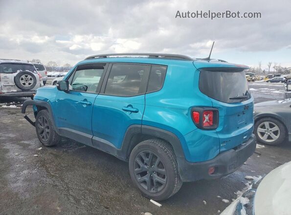 ZACNJDE14NPN98765 2022 JEEP RENEGADE Turquoise Trasero izquierdo