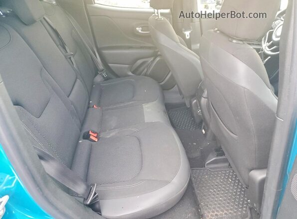 ZACNJDE14NPN98765 2022 JEEP RENEGADE Turquoise Vista de los asientos traseros
