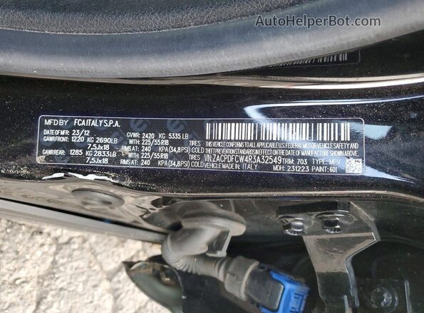 ZACPDFCW4R3A32549 2024 DODGE OTHER Black Вид наклейки з VIN-кодом