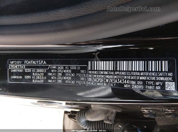 ZACPDFCW7R3A34344 2024 DODGE OTHER Black Շարժիչի բաժամունքի տեսք
